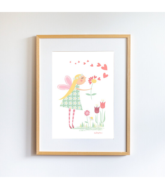 Little Forest Animals Flower Fairy (Natural &Ccedil;er&ccedil;eve)