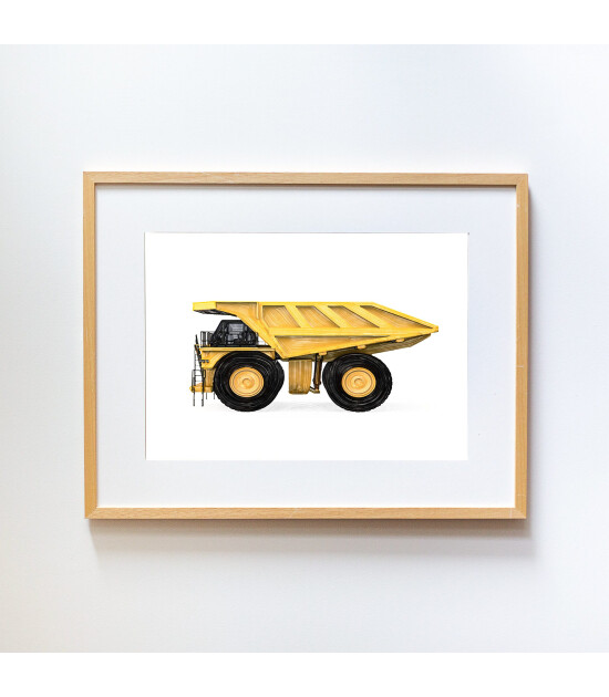 Little Forest Animals Huge Truck (Natural Çerçeve)