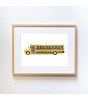Little Forest Animals School Bus (Natural Çerçeve)