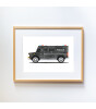 Little Forest Animals SWAT Van (Natural Çerçeve)