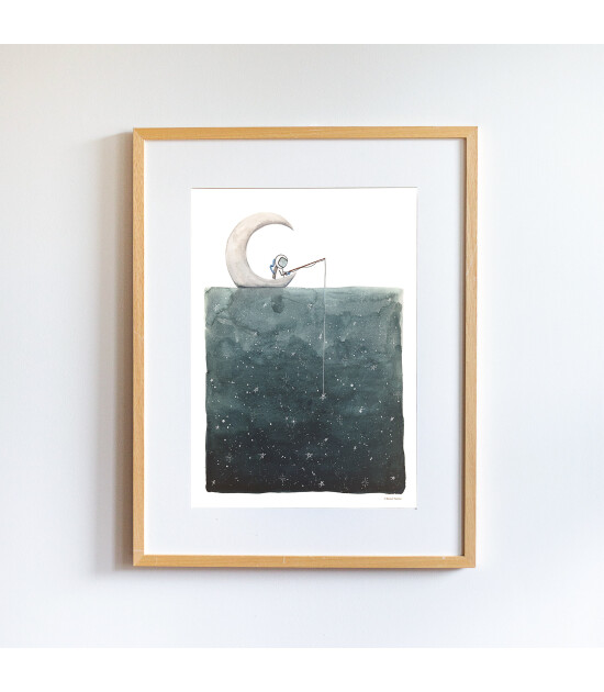 Little Forest Animals Star Fishing (Natural &Ccedil;er&ccedil;eve)