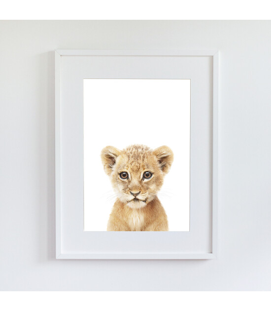 Little Forest Animals Loni the Lion (Beyaz Çerçeve)