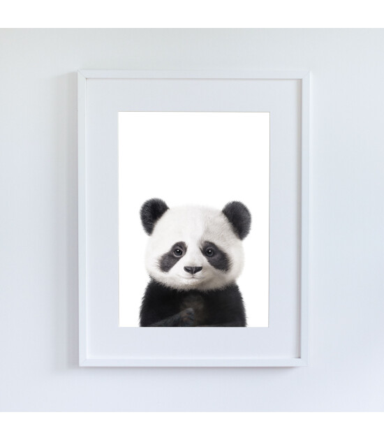 Little Forest Animals Bao the Panda (Beyaz Çerçeve)