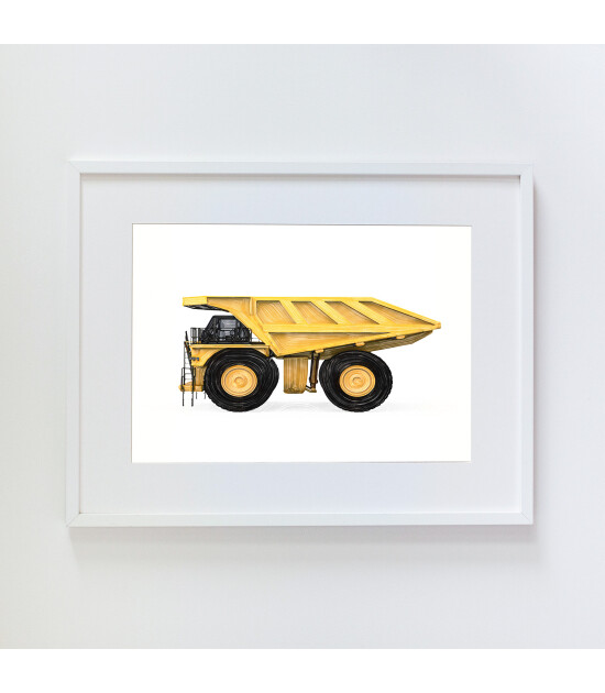 Little Forest Animals Huge Truck (Beyaz Çerçeve)