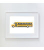 Little Forest Animals School Bus (Beyaz Çerçeve)