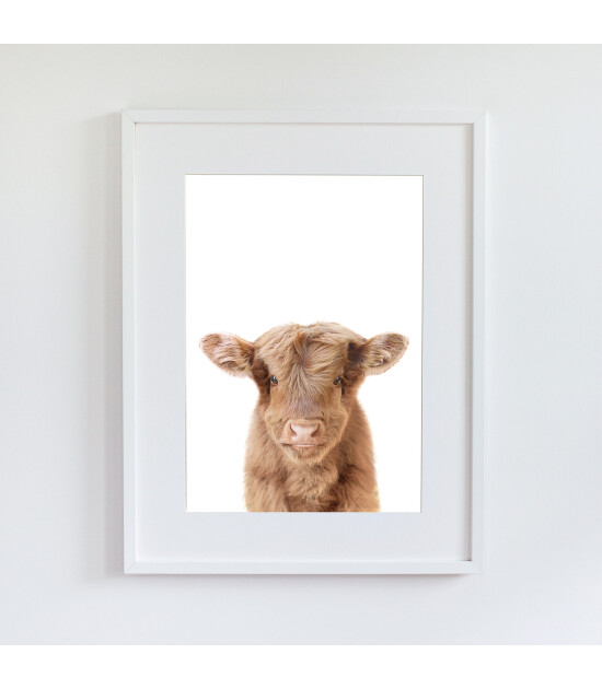Little Forest Animals Rusty the Cow (Beyaz Çerçeve)
