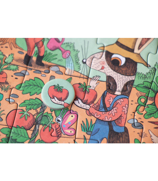 Londji Tiny 24 Parça Puzzle - Garden