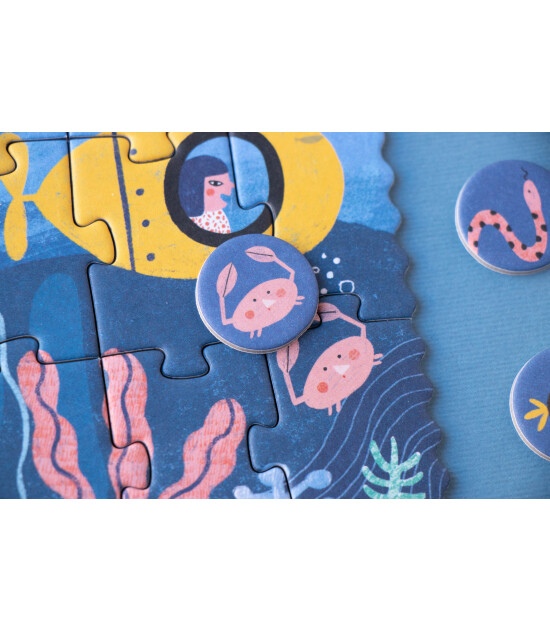 Londji Tiny 36 Parça Puzzle - Ocean