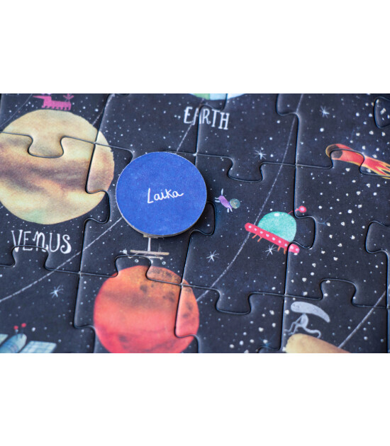 Londji Tiny 50 Parça Puzzle - Planets