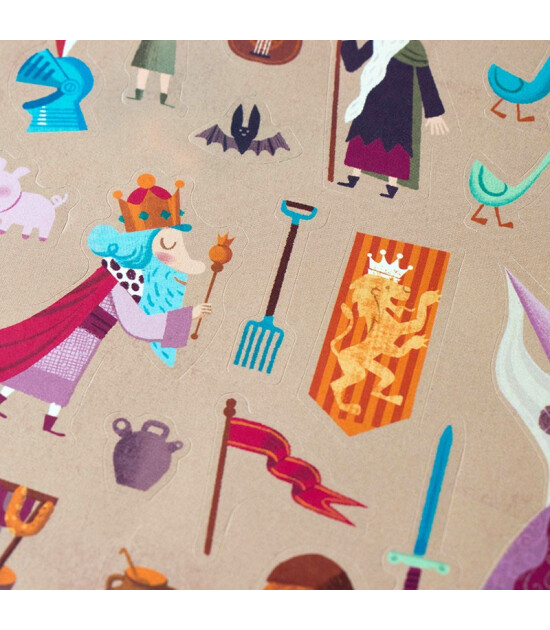 Londji Activities Resuable Stickers // Medieval
