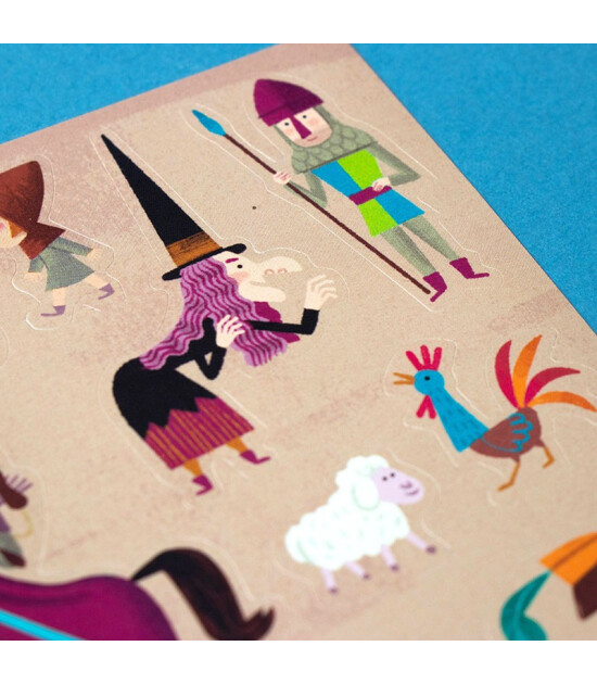 Londji Activities Resuable Stickers // Medieval