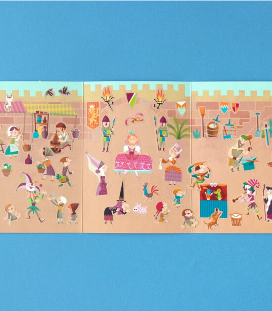 Londji Activities Resuable Stickers // Medieval
