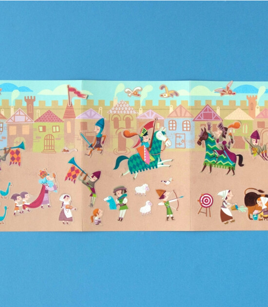 Londji Activities Resuable Stickers // Medieval