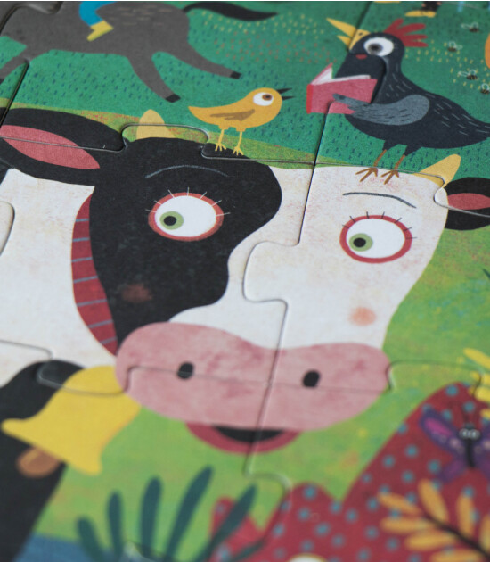 Londji Pocket Puzzle // My Little Farm (24 Par&ccedil;a)