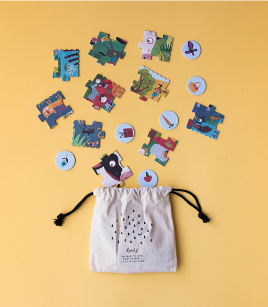 Londji Pocket Puzzle // My Little Farm (24 Par&ccedil;a)