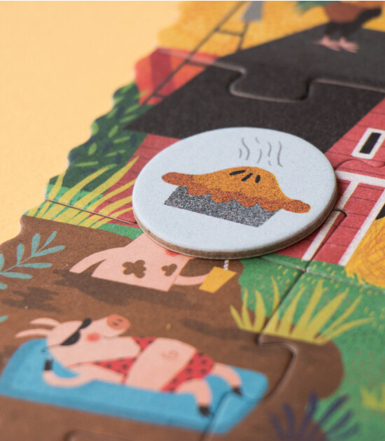 Londji Pocket Puzzle // My Little Farm (24 Par&ccedil;a)