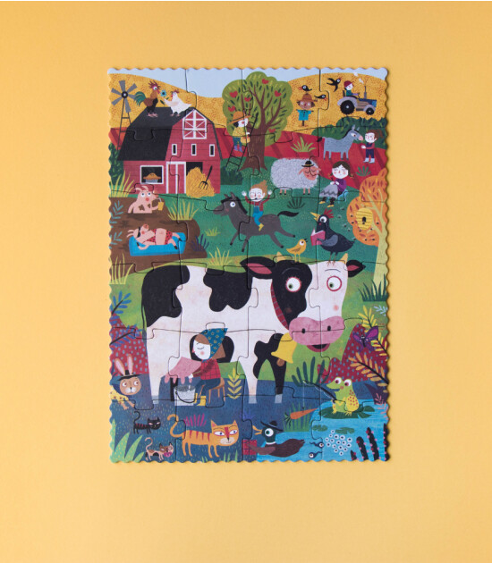 Londji Pocket Puzzle // My Little Farm (24 Par&ccedil;a)