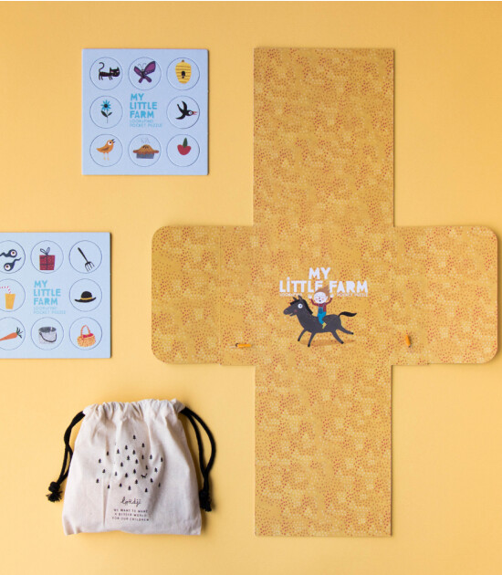 Londji Pocket Puzzle // My Little Farm (24 Par&ccedil;a)