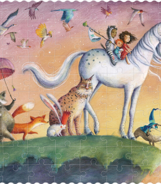 Londji Pocket Puzzle // My Unicorn (100 Parça)