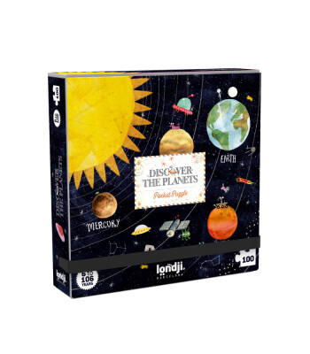 Londji Pocket Puzzle // Discover the Planets (100 Par&ccedil;a)