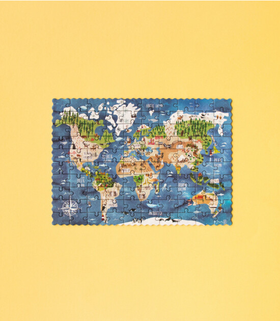Londji Pocket Puzzle // Discover the World (100 Parça)