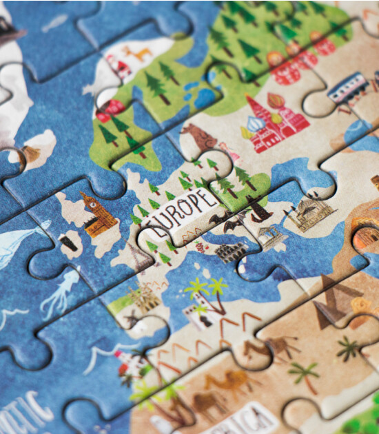 Londji Pocket Puzzle // Discover the World (100 Parça)