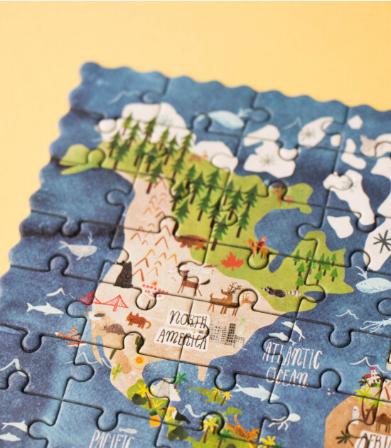 Londji Pocket Puzzle // Discover the World (100 Parça)