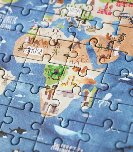 Londji Pocket Puzzle // Discover the World (100 Parça)