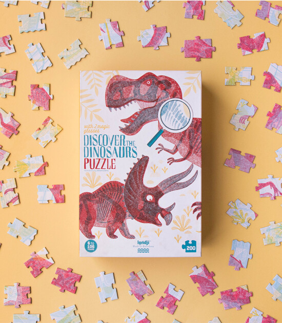 Londji Puzzle // Discover The Dinosaurs (200 Parça)
