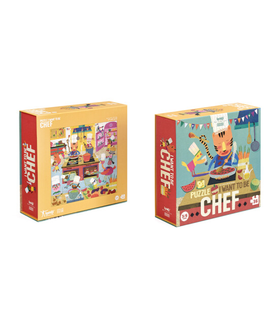 Londji Puzzle // i want to be … Chef (36 Parça)