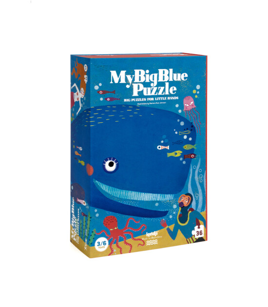 Londji Puzzle // My Big Blue (36 Parça)