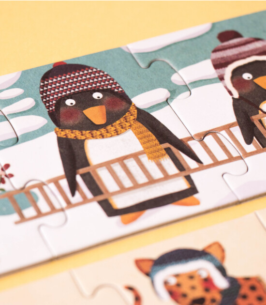 Londji Puzzle // 10 Penguins (1-10 Parçalı 10 Puzzle)