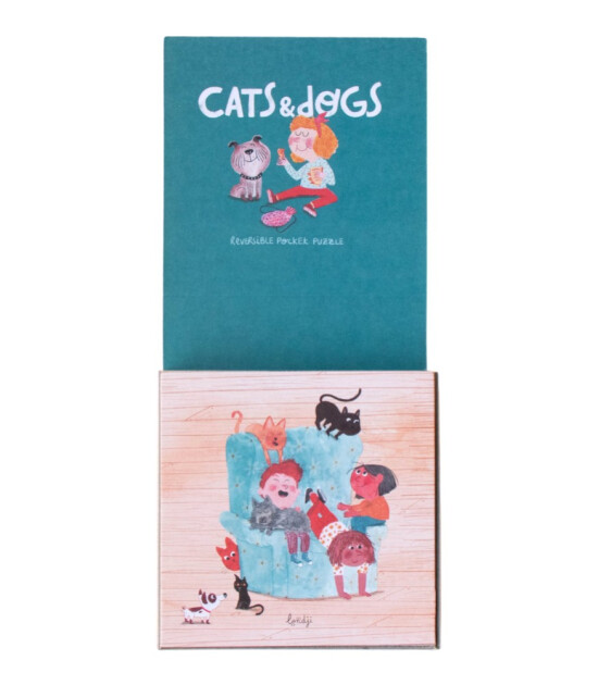 Londji Pocket Puzzle // Cats & Dogs (24 Parça)