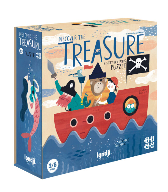 Londji Puzzle // Discover the Treasure (4-8-12-16 Parça)