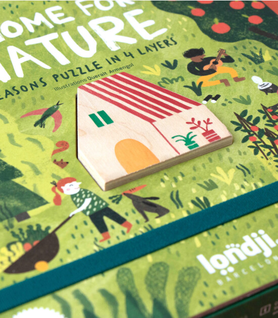 Londji Puzzle // A Home for Nature (10 Parça * 4)