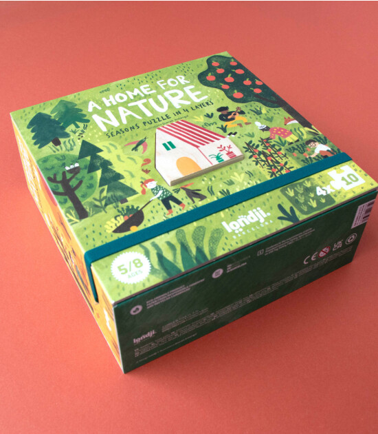 Londji Puzzle // A Home for Nature (10 Parça * 4)