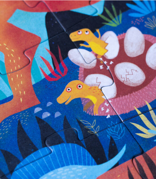 Londji Pocket Puzzle // My Little Dino (24 Par&ccedil;a)