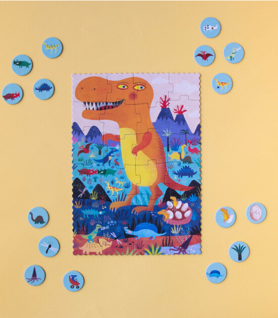 Londji Pocket Puzzle // My Little Dino (24 Par&ccedil;a)