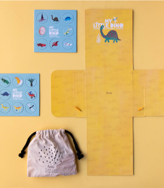 Londji Pocket Puzzle // My Little Dino (24 Par&ccedil;a)