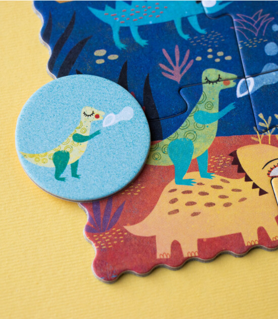 Londji Pocket Puzzle // My Little Dino (24 Par&ccedil;a)