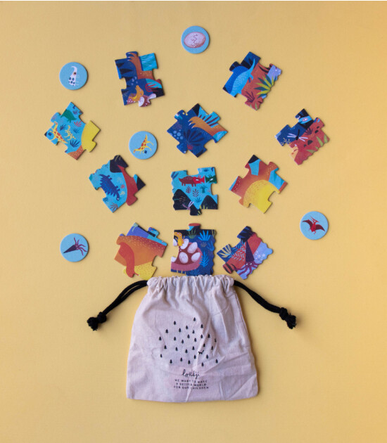 Londji Pocket Puzzle // My Little Dino (24 Par&ccedil;a)