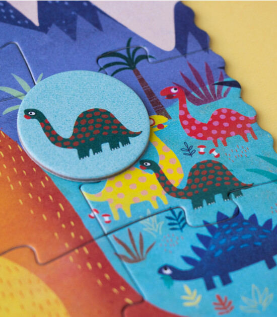 Londji Pocket Puzzle // My Little Dino (24 Par&ccedil;a)