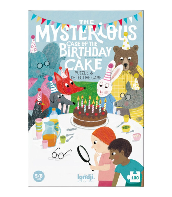 Londji Puzzle // The Mysterious Case of the Birthday Cake (100 Par&ccedil;a)
