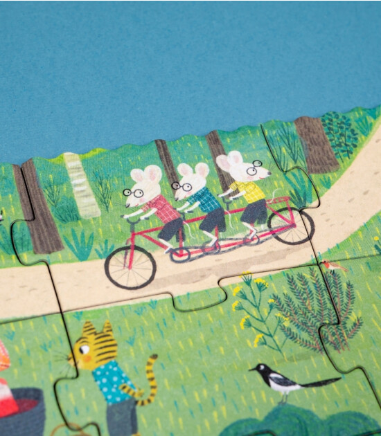 Londji Puzzle // The Mysterious Case of the Birthday Cake (100 Par&ccedil;a)