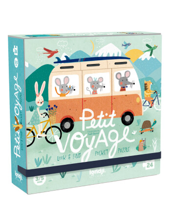 Londji Pocket Puzzle // Petit Voyage (24 Parça)