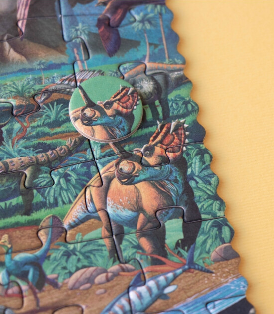Londji Pocket Tiny Puzzle // Dinosaurs (50 Par&ccedil;a)