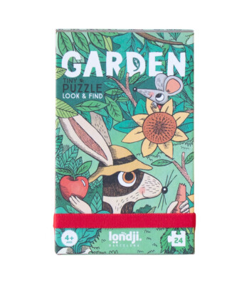 Londji Pocket Tiny Puzzle // Garden (24 Parça)