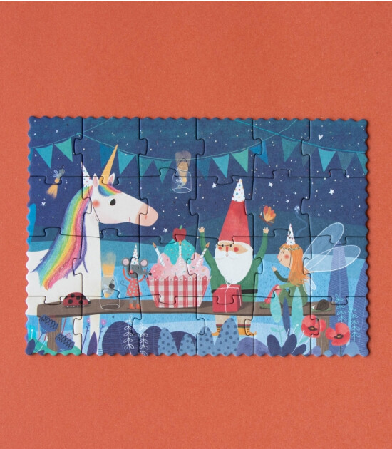 Londji Pocket Tiny Puzzle // Unicorn (24 Par&ccedil;a)