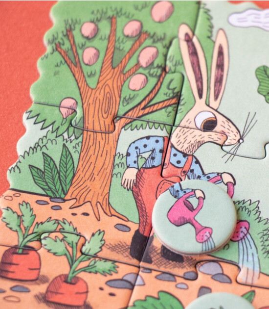 Londji Pocket Tiny Puzzle // Garden (24 Par&ccedil;a)