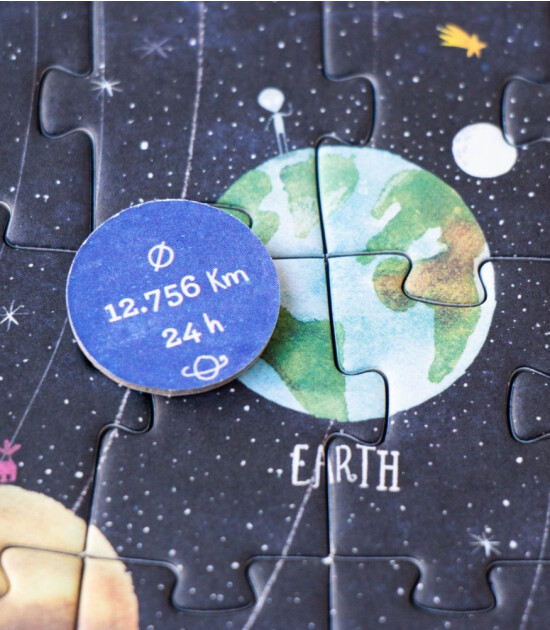 Londji Pocket Tiny Puzzle // Planets (50 Par&ccedil;a)